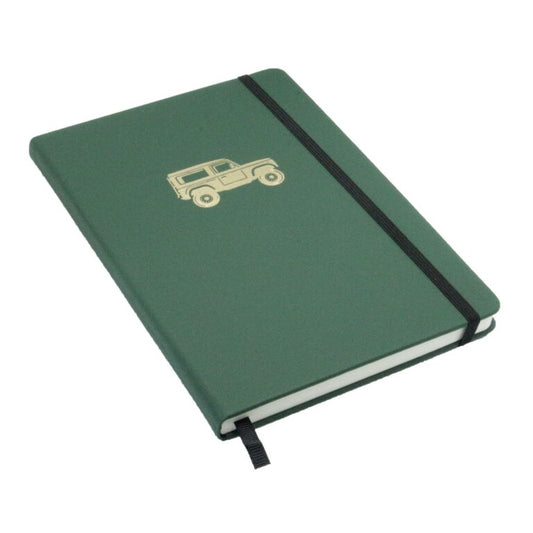 Embossed Lined A5 Notebook Green