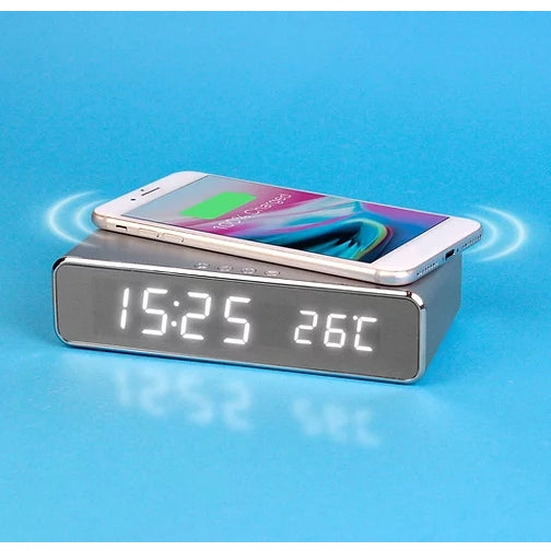 Wireless Phone Charging Clock