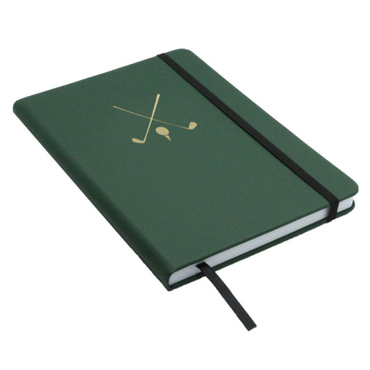 Embossed Lined A5 Notebook Green