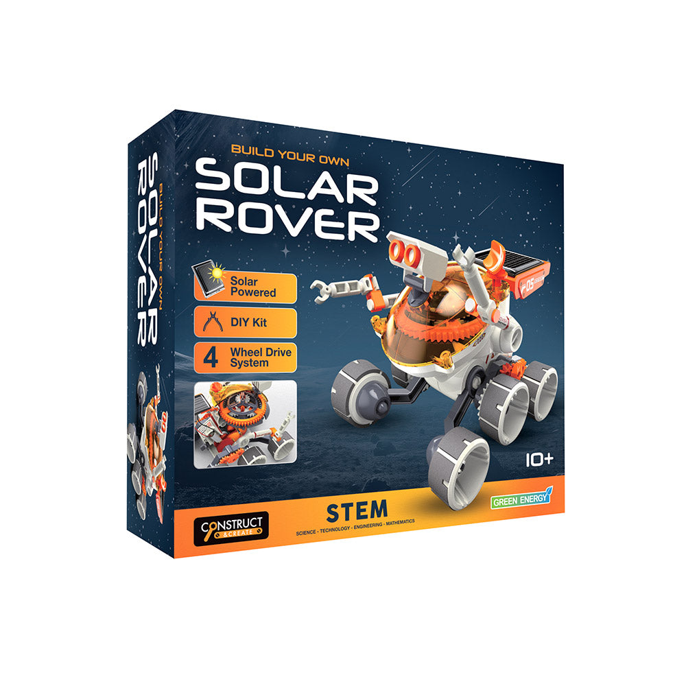 Solar Rover DIY Kit, solar powered, 4 wheel drive system.